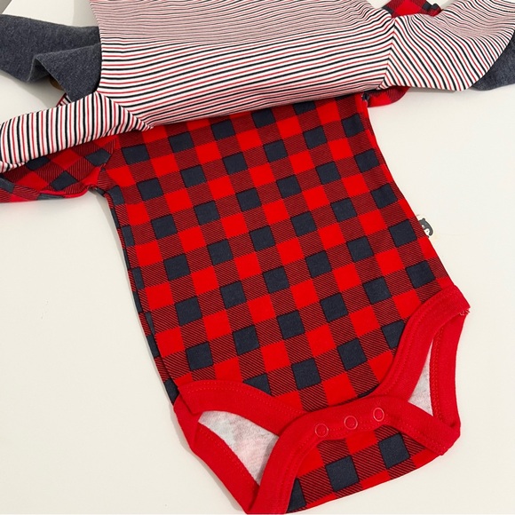 Rabbit Bear 3pc Long Sleeve Tops - Picture 4 of 6